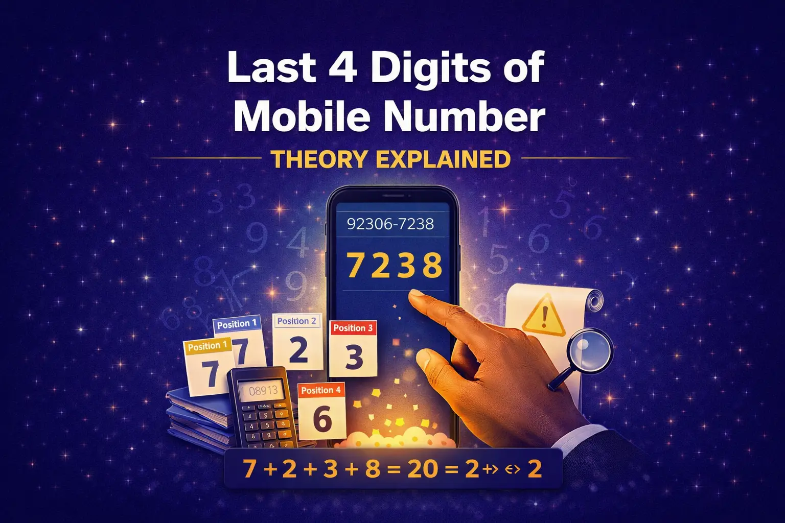 Last 4 digits of mobile number numerology theory explained
