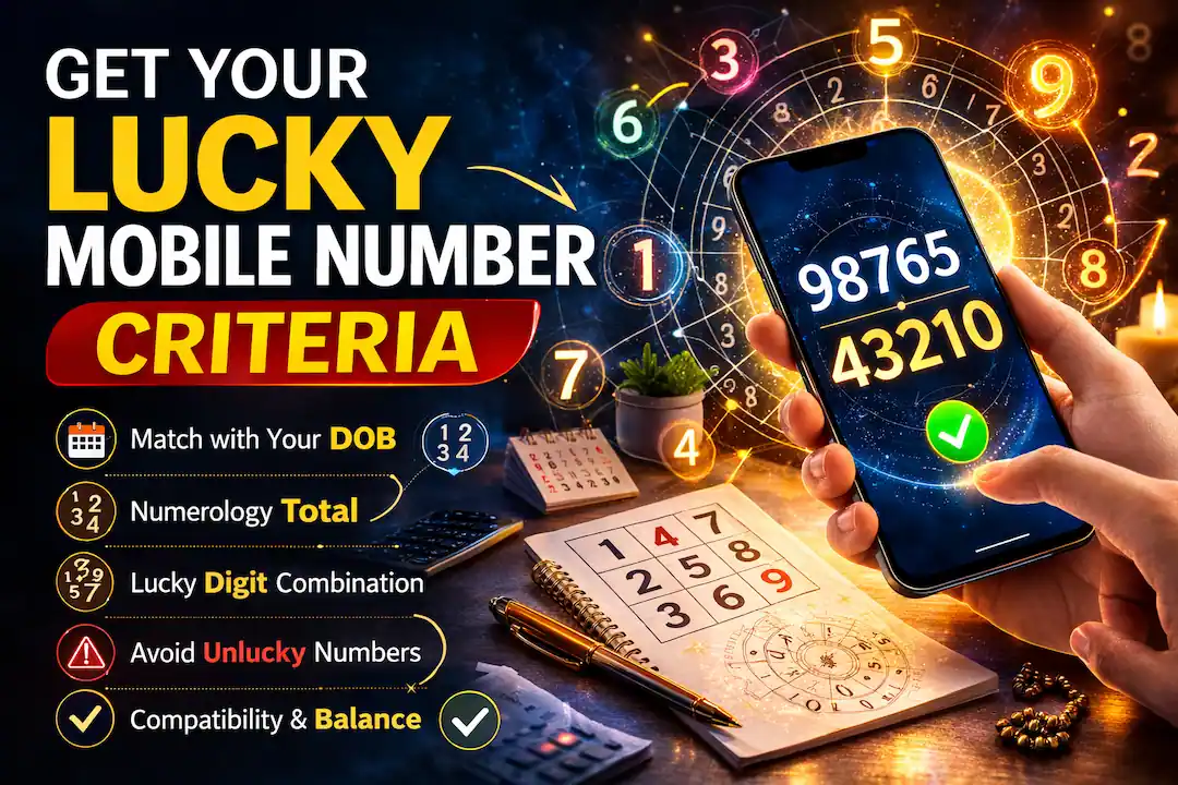 Get Your Lucky Number Criteria - ₹799 1 recommebdation letter